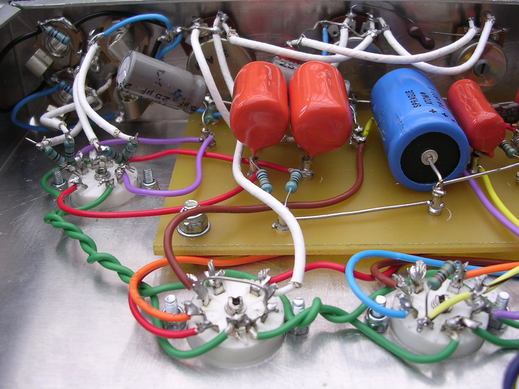 Closeup of the input section